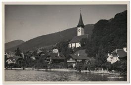 Hilterfingen vom See aus, gelaufen 1931