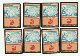 20 cartes Magic The Gathering - Forêt + Montagne enneigée