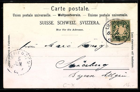 Cartoline postali: Litho Heiden, Ortsansicht, Hotel und Pen – Usato da Berlin venduto da bartko-reher 1