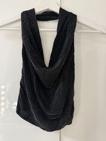 Glitzer Oberteil von Stradivarius, Grösse XS, neuwertig