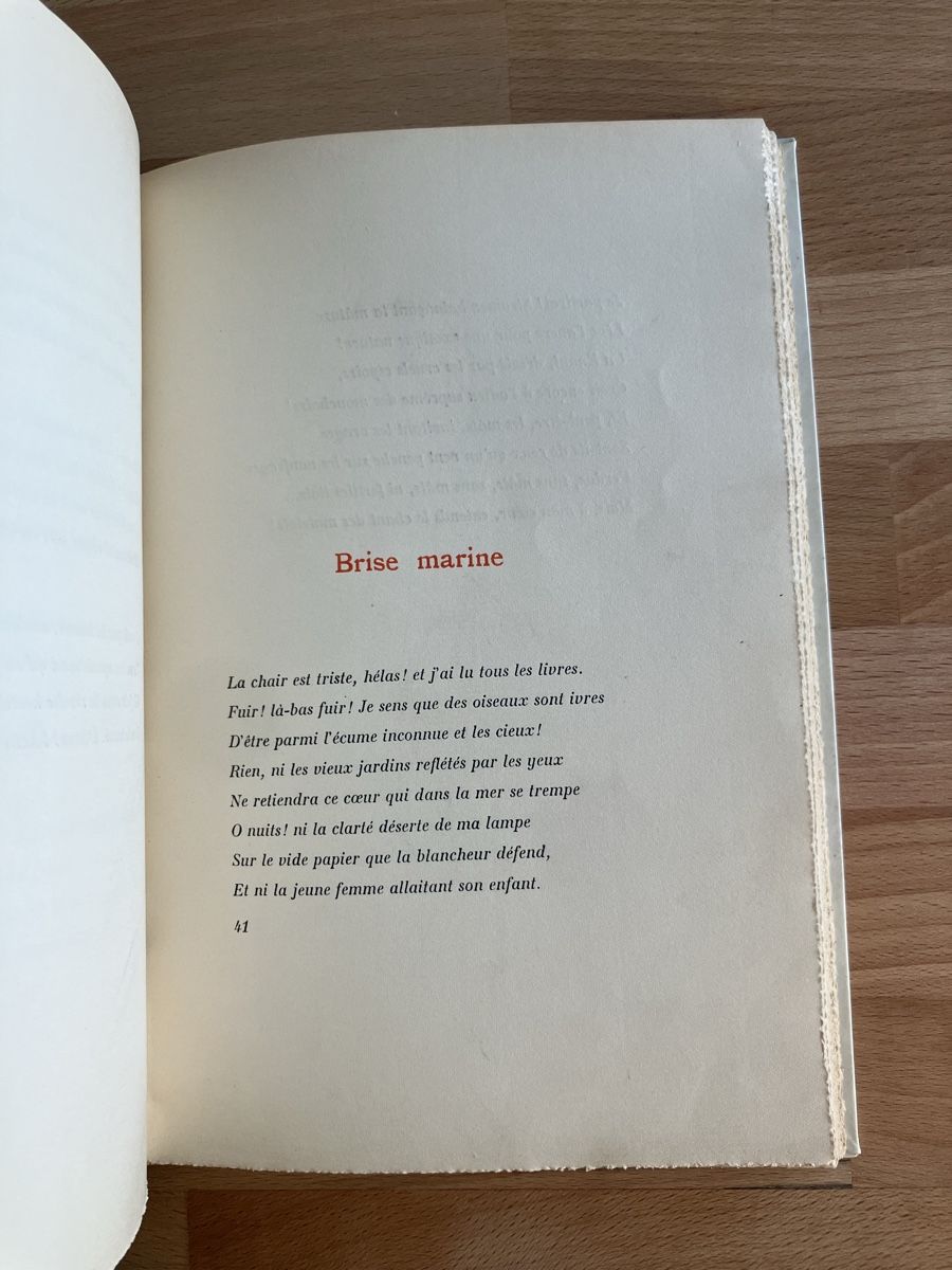 Libri: S. MALLARMÉ - Les Poésies – Usato da Lausanne venduto da Willandco 7
