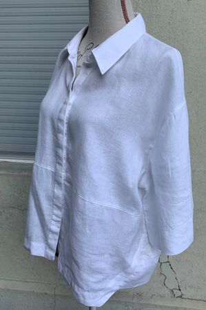 Splendide chemisier OPUS 100%lin coupe moderne t.40