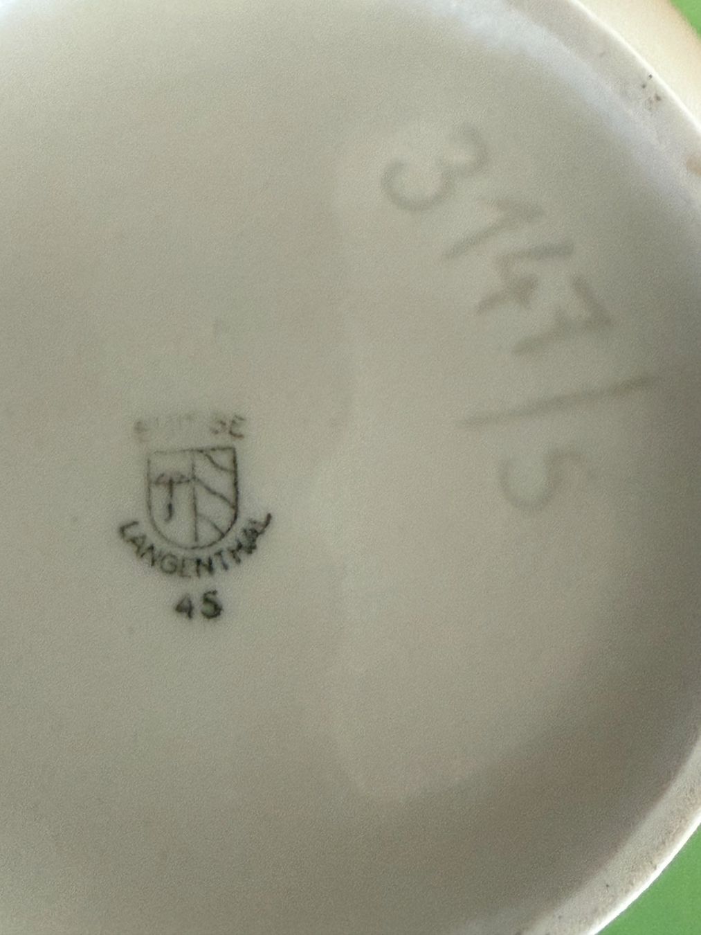 Karaffen: Langenthal 1945  Milchkrug  1300 ml  Krug  Mostkrug – Gebraucht aus Subingen von ArtBead 3