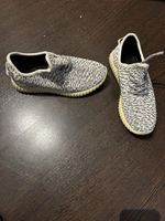 Sneaker gestrickt grau weiss gebraucht