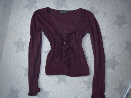 süsses NILE Damen Jäckli, Jacke Gr S mit Rüschen
