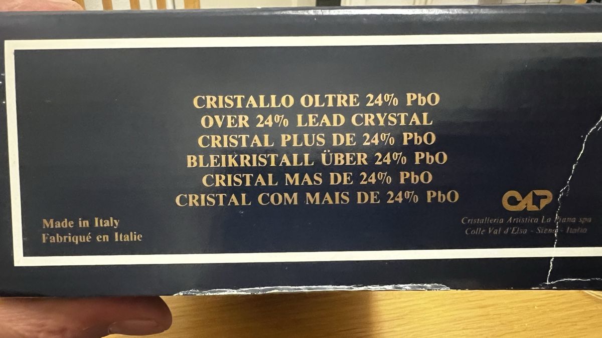 Bicchieri: 4x Concerto Capri Crystal Kristallglas – Nuovo e nell'imballaggio originale da Trasadingen venduto da Kaffee.mann 7