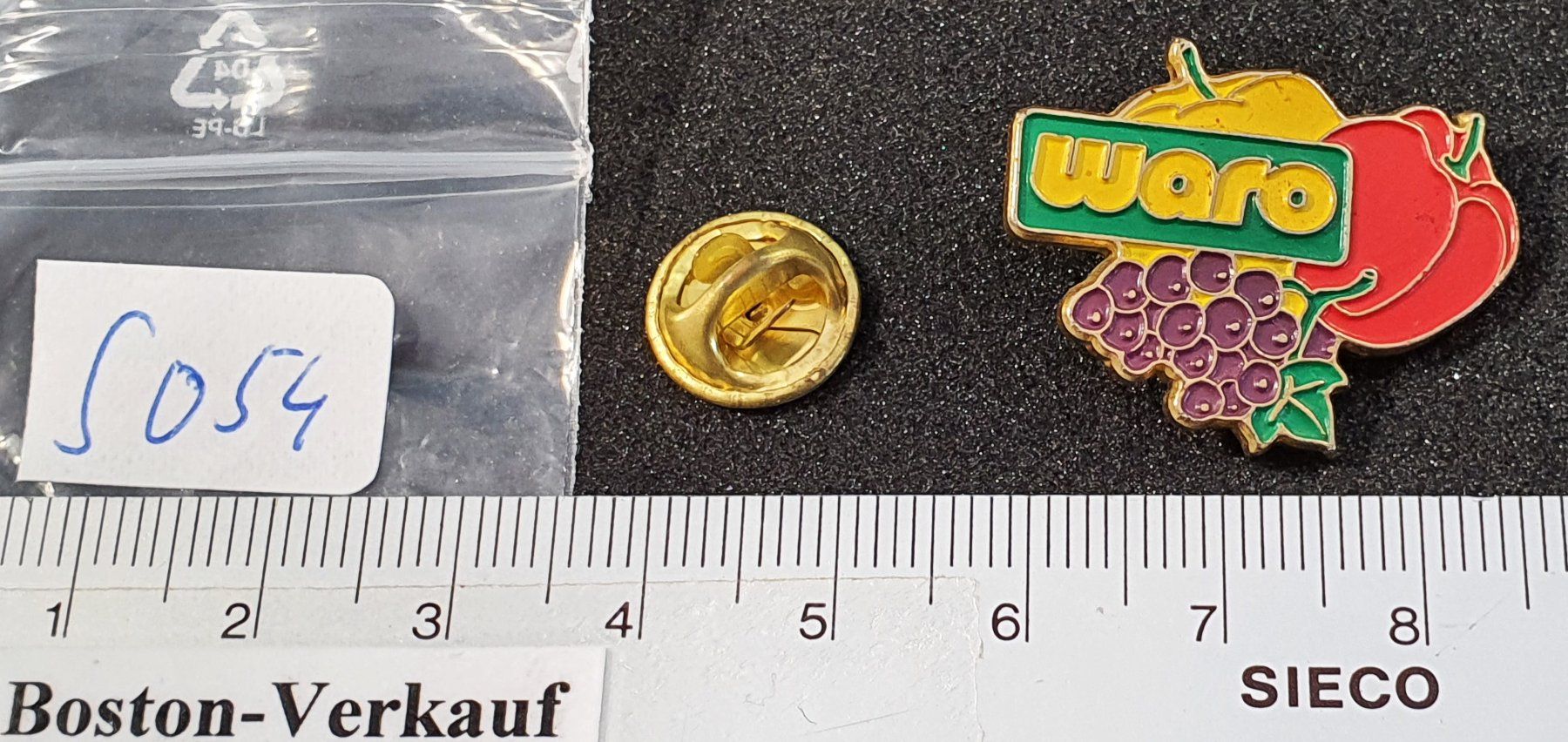 Plaketten & Abzeichen: S054 - Pin Früchte Gemüse waro – Gebraucht aus Reinach BL von Boston-Verkauf 1