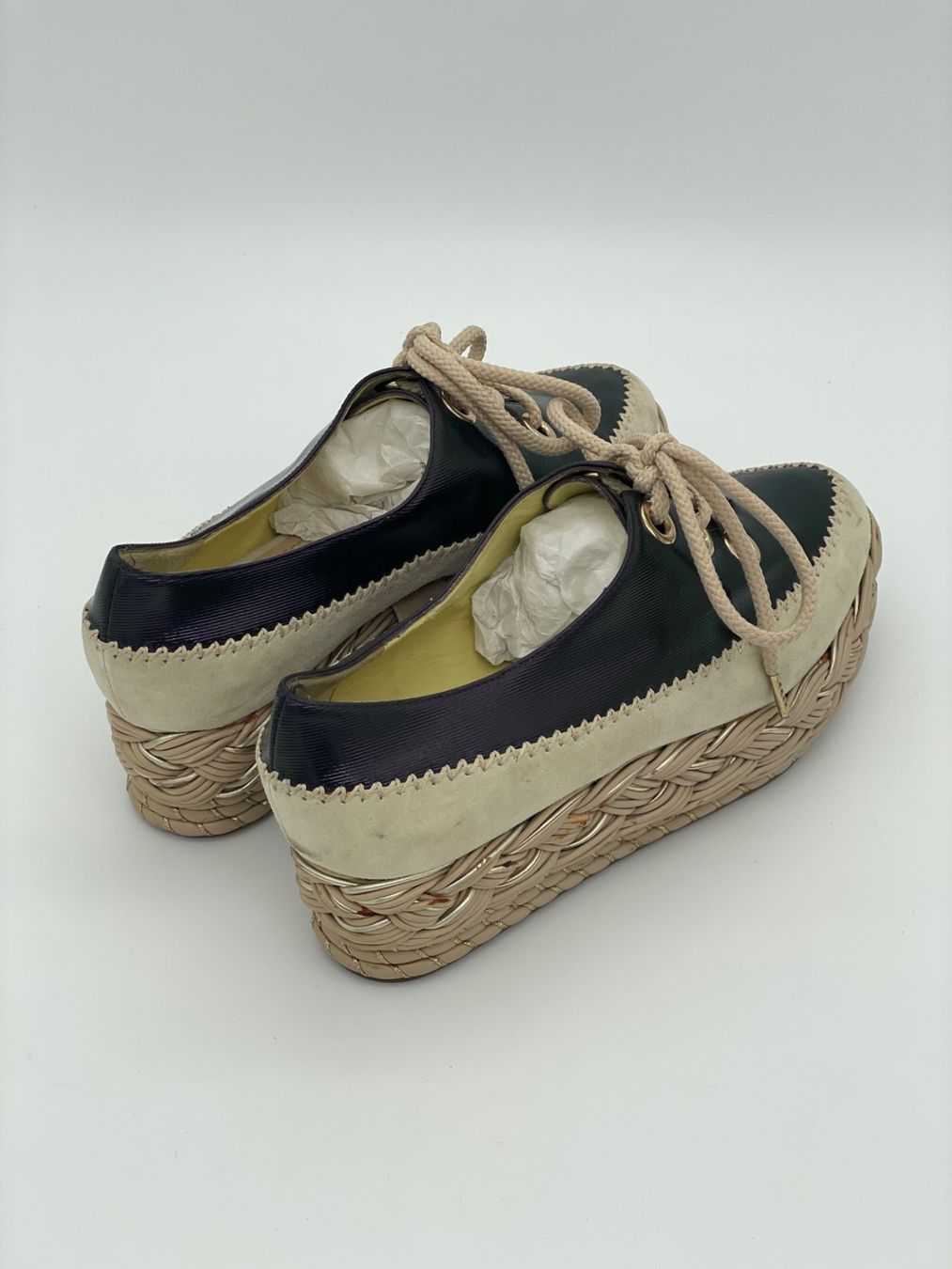 Scarpe da donna: Pollini Espadrille Platform Derby EU 37 Mehrfarbig – Usato da Zürich venduto da shoe_shop 3