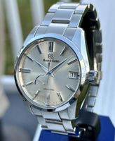 GRAND SEIKO SBGA437 G SPRING DRIVE FULL SET NEU !