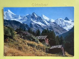 AK von Mayen du Val d'Anniviers / Bergpanorama