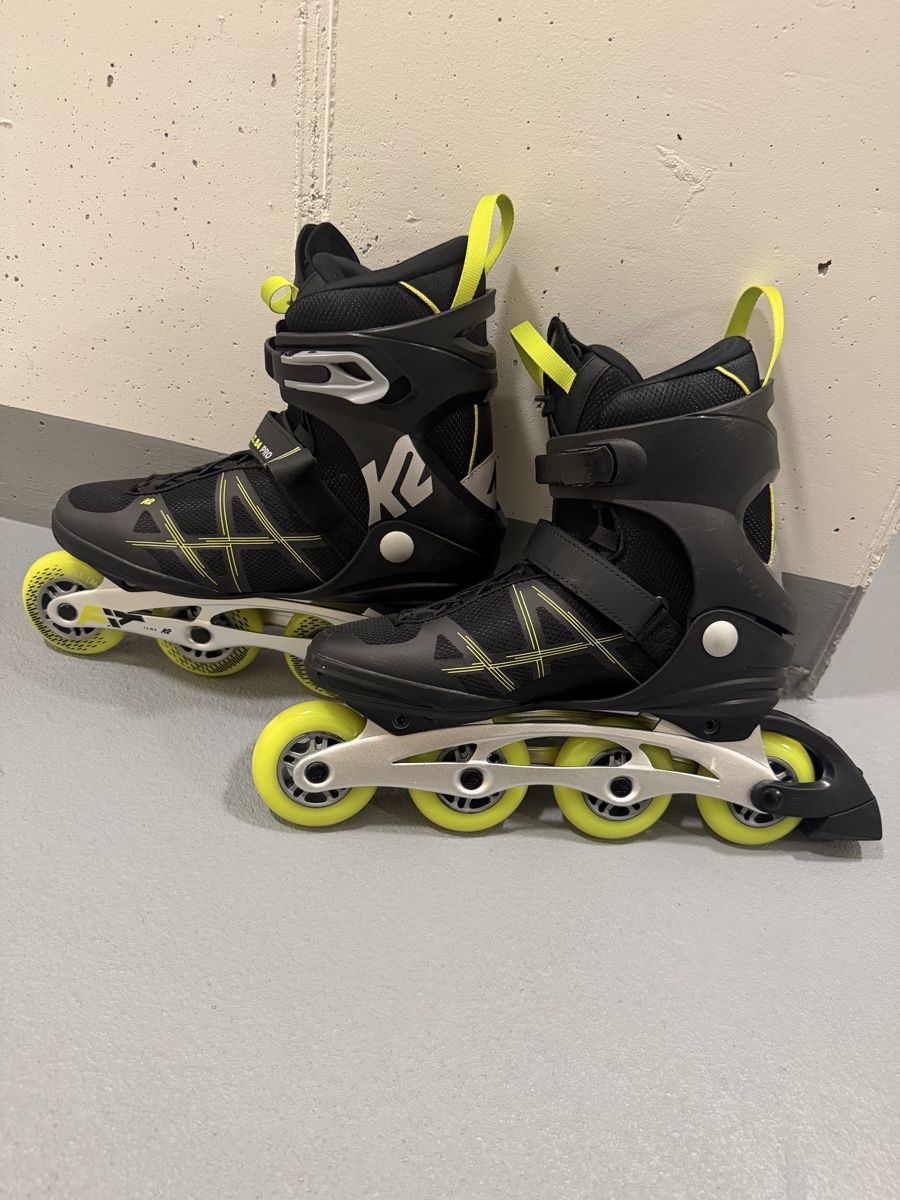 K2 Inline-Skating & Rollschuhe: K2 Inline Skates gr. 45 mit Schutzausrüstung  – Neu (gemäss Beschreibung) aus Rickenbach SZ von Bumblebee_3103
