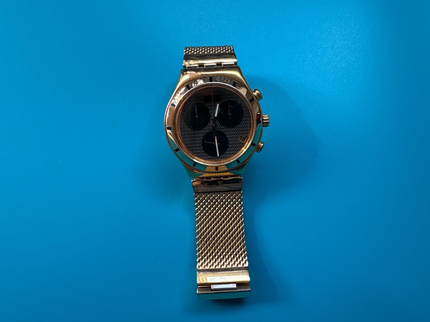 Swatch Uhren: Swatch Irony Chrono GOLDEN COVER – Gebraucht aus Elgg von Jo_Naj 1