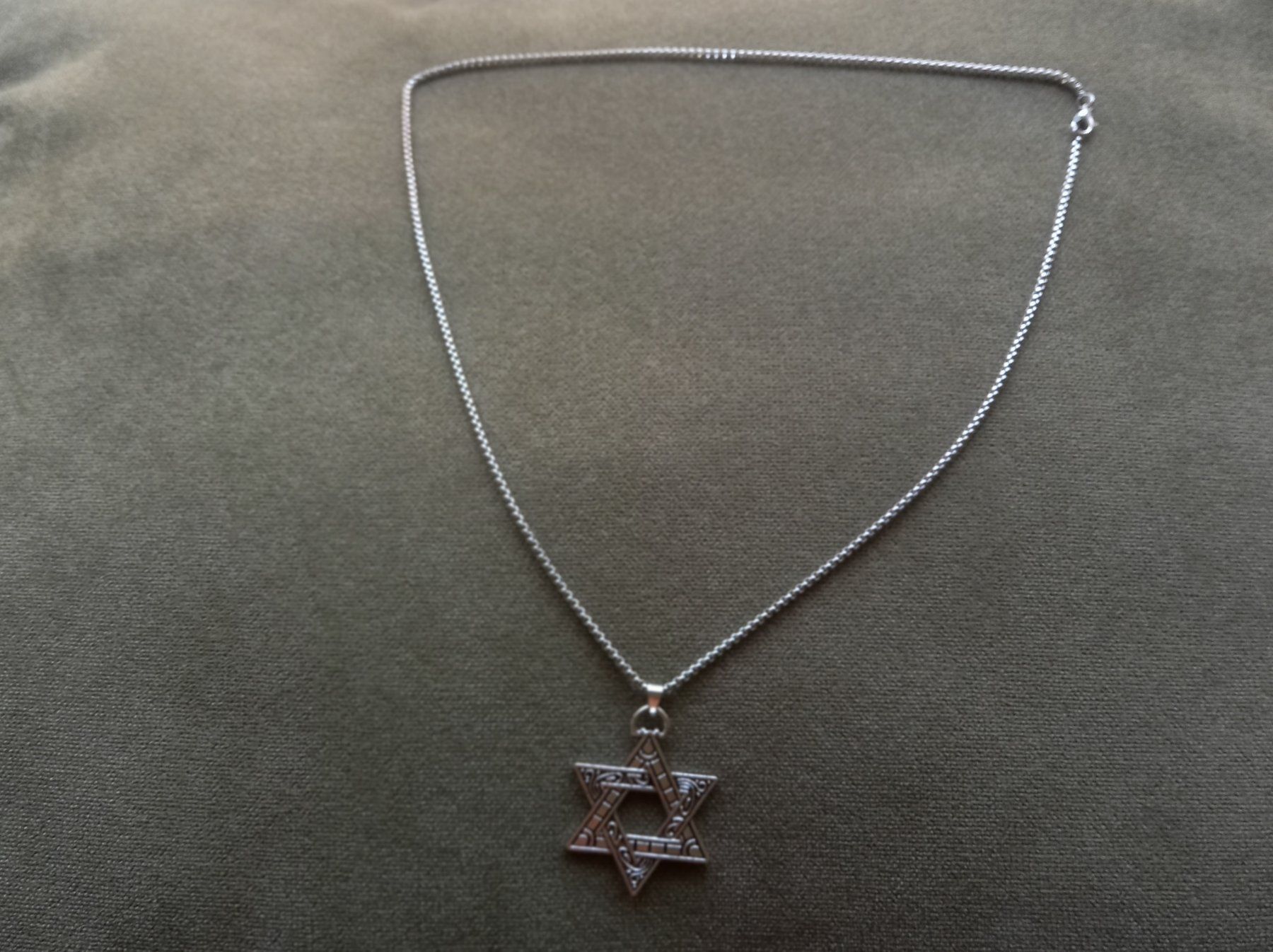 Catenine: 3x Davidstern Hexagramm Halskette - Collier étoile de David – Nuovo e nell'imballaggio originale da Bussigny venduto da NATURALO 2