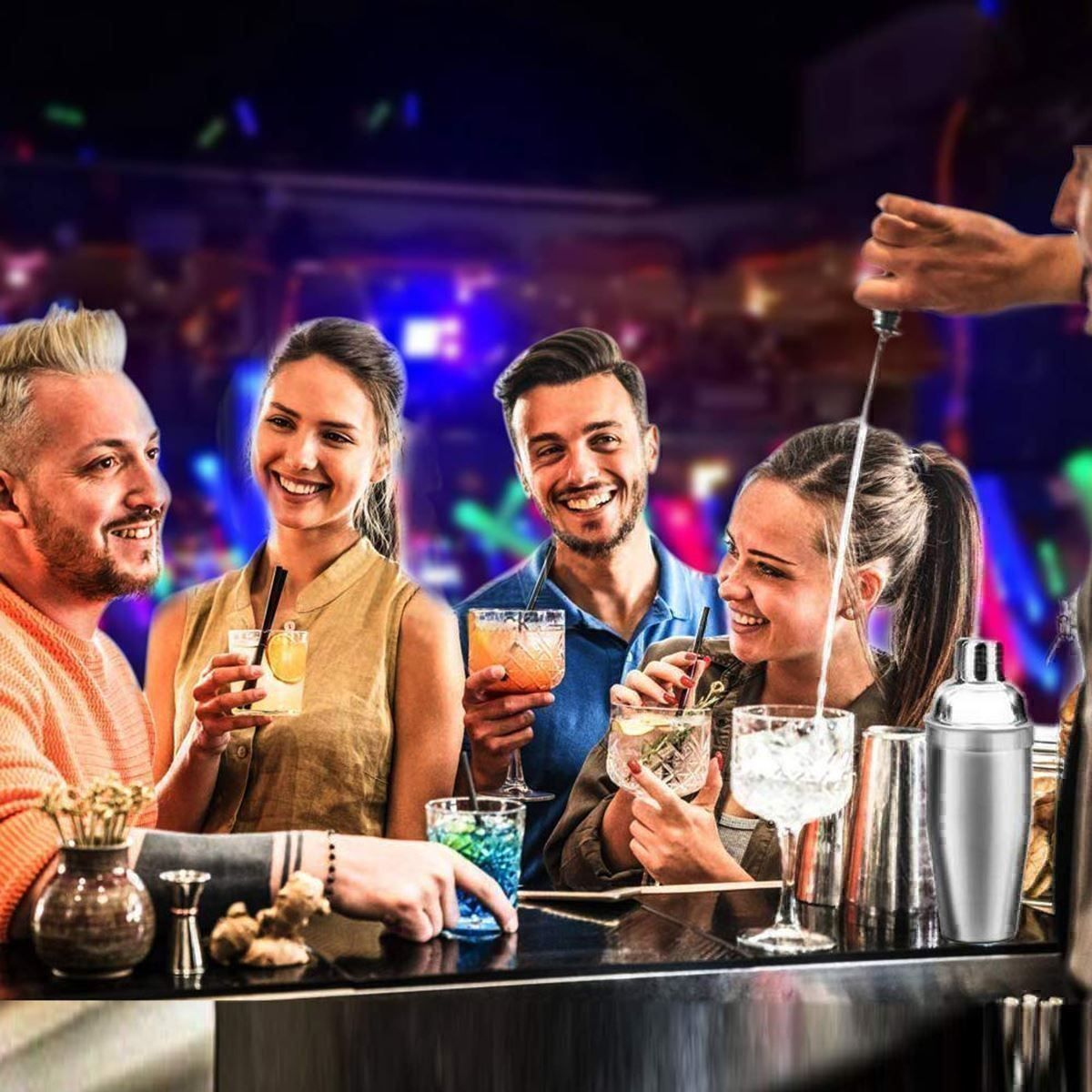 Küchengeräte: 12 Teilig Cocktail Shaker Bar Tool Set – Neu (gemäss Beschreibung) aus Thun von yesky 2