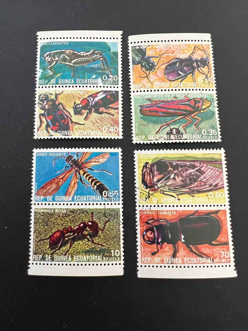 Tutti i francobolli: Guinea Insekten gestempelt (B2) – Usato da Hinwil venduto da Sidi4