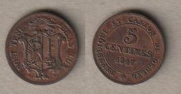 Genf, 5 Centimes 1847