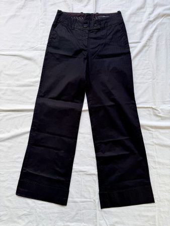 H&M, Stoffhose dunkelblau, Gr. 34