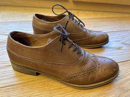 Marco Polo Lederschuhe  Braun  Grösse 39 