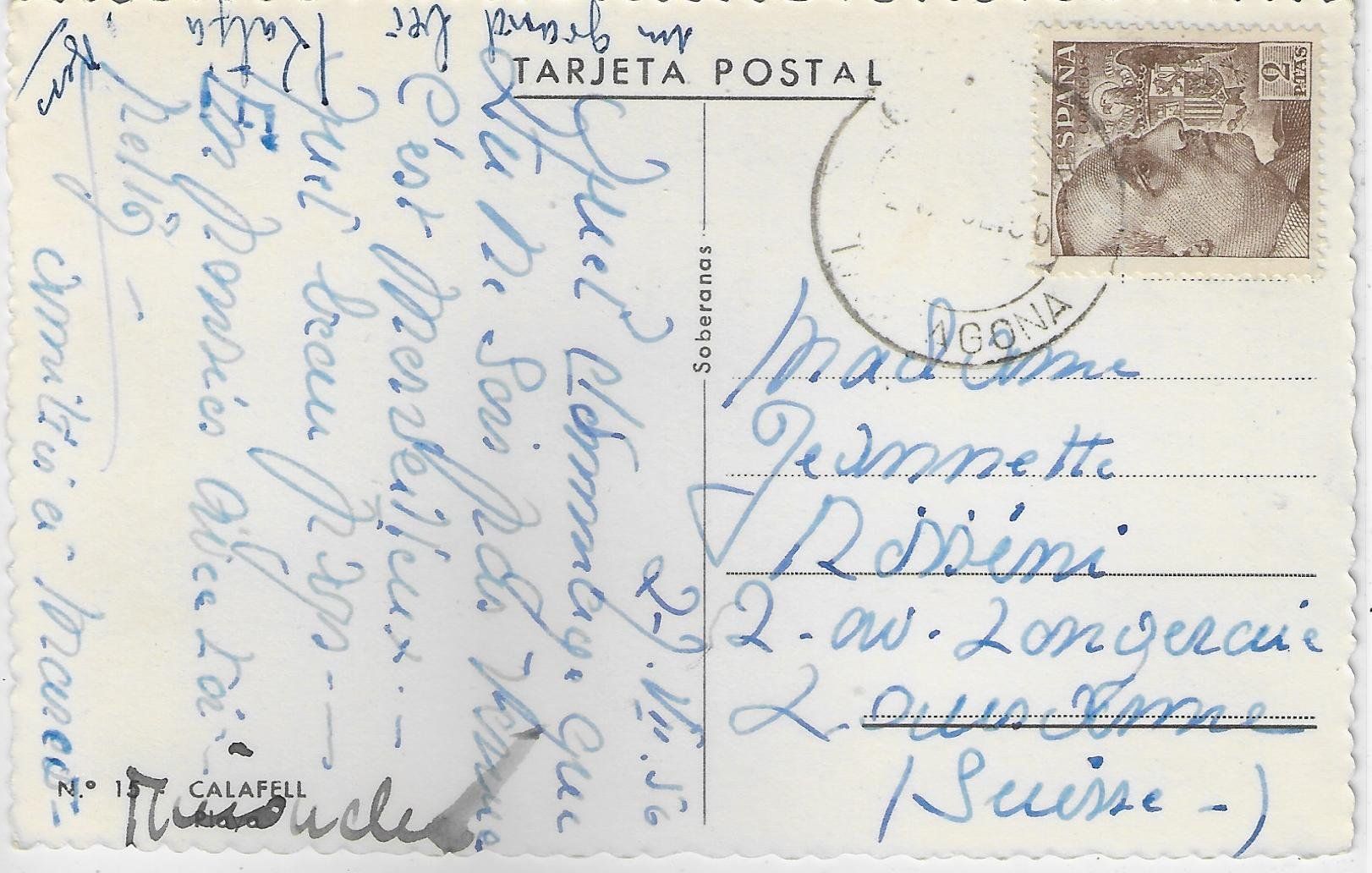 Cartoline postali: Pferdegespann an Meer in Spanien – Usato da Ettingen venduto da Kartenplanet 1