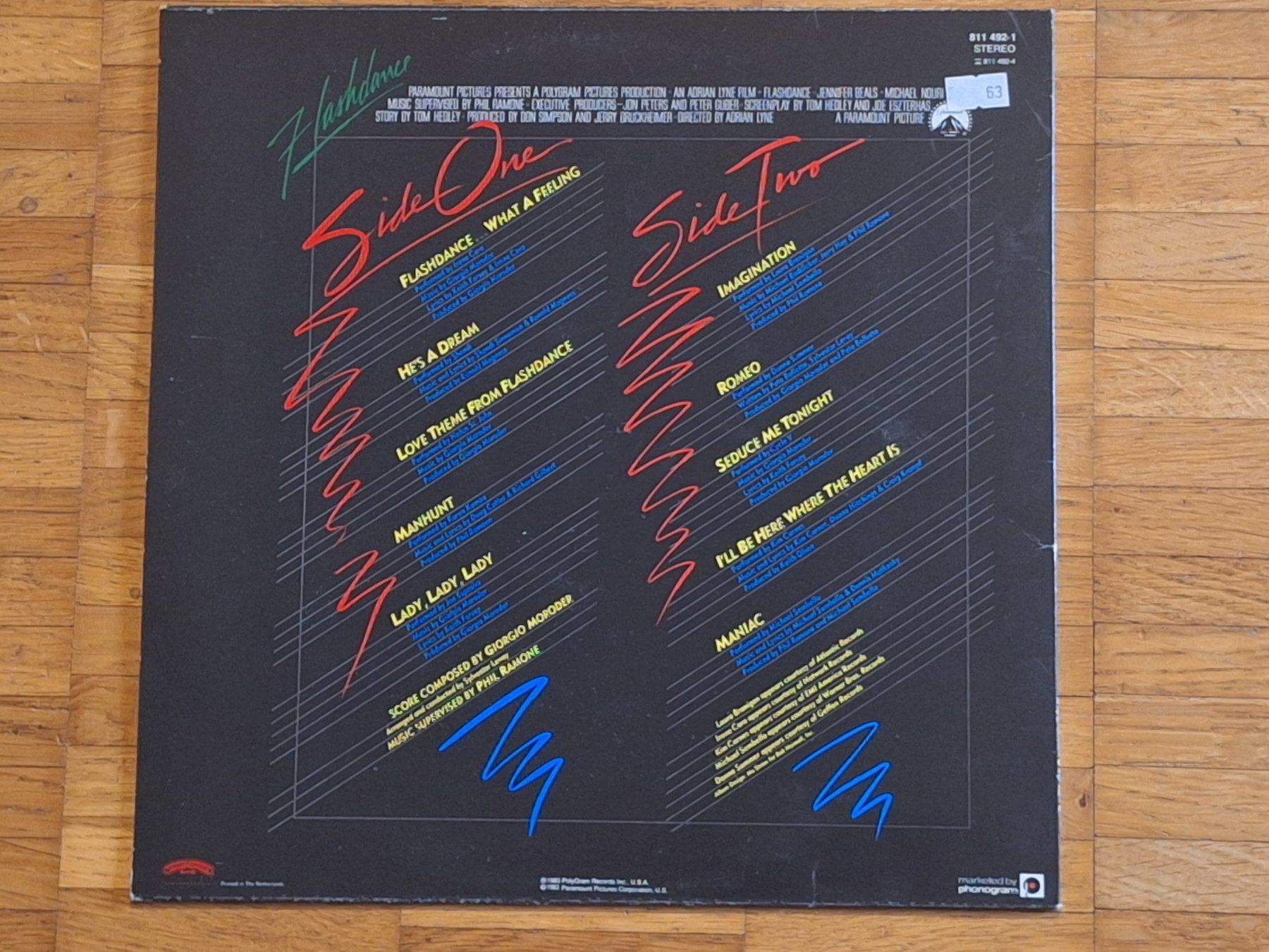 Dischi in vinile: Flashdance, Soundtrack - Vinyl LP EU 1983 – Usato da Oberentfelden venduto da Musicud 1
