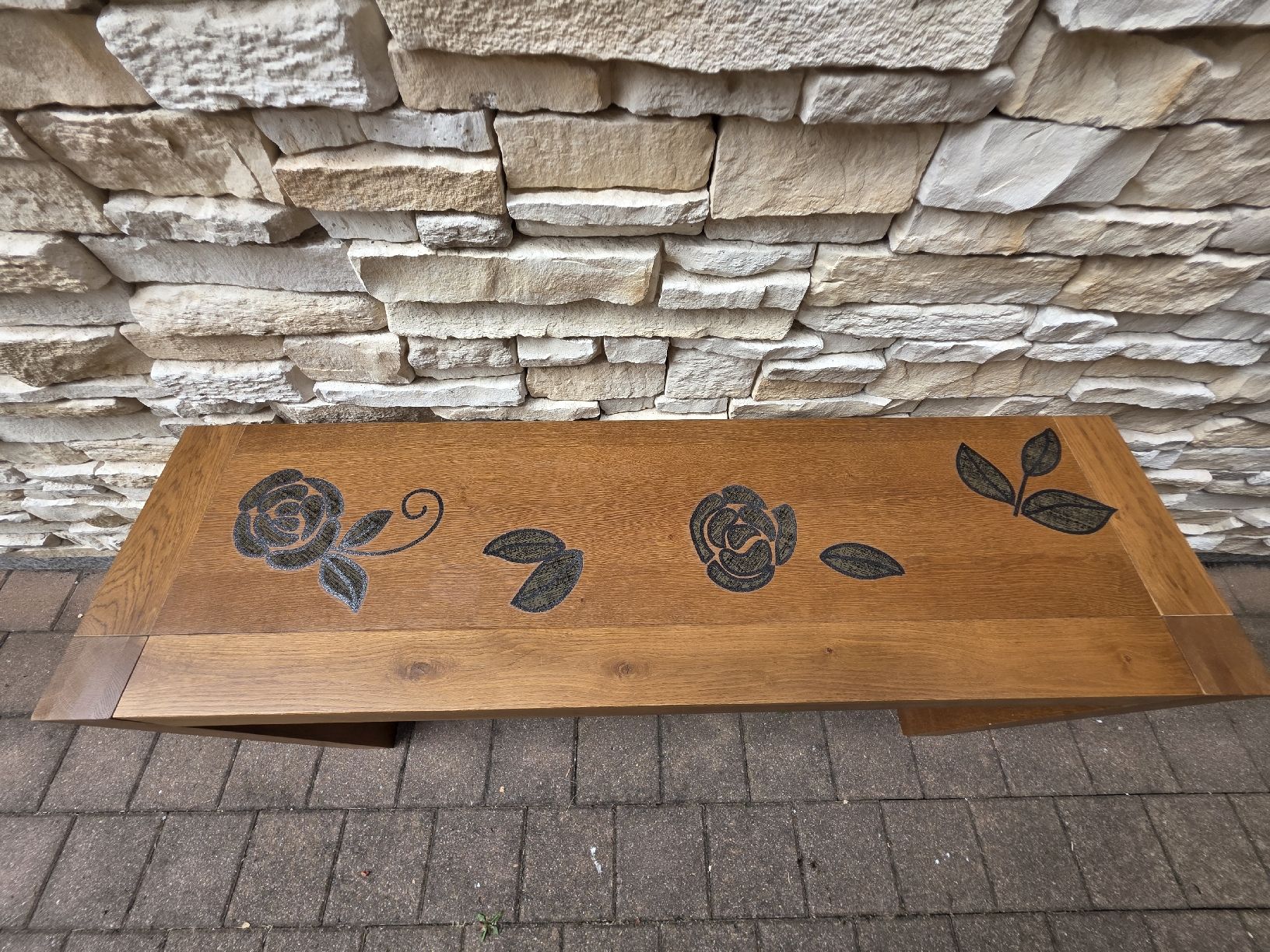 Tables: 2x Eichen Wandkonsole / Konsolentisch – D'occasion à Unterterzen par Jerommeke 3