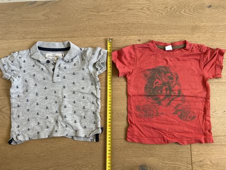 2 Baby T-Shirts Gr 74/80 Top Zustand