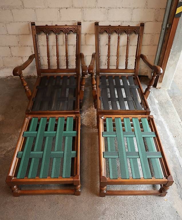 Sedie: Ercol Windsor 2 Lehnstühle & 2 Hocker: Brit. Klassiker 70er – Usato da Adliswil venduto da pab23 3