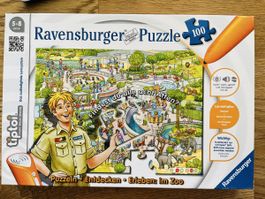 tiptoi Puzzle 100 Teile „Findest du alle acht Affen?“