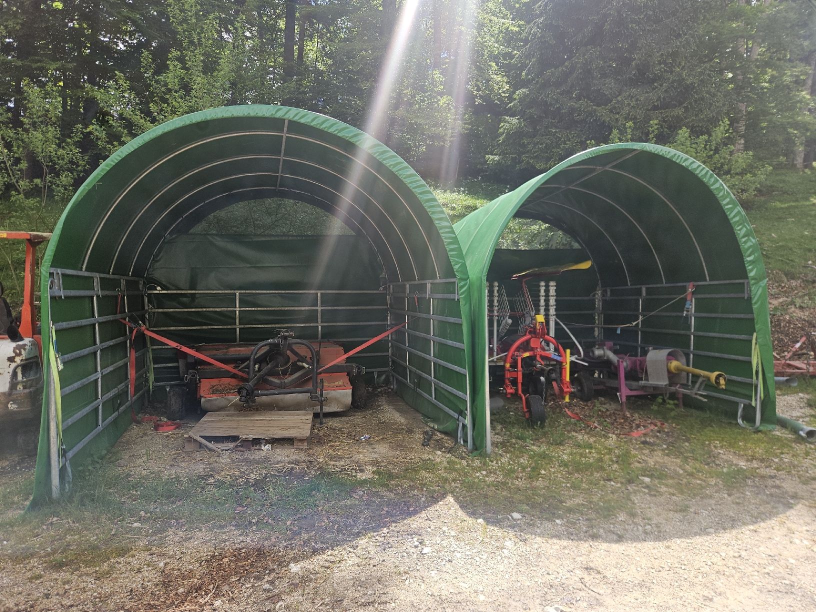 Accessori per la stalla: weidezelt mit rückwand – Usato da Seehof venduto da Namor95 1
