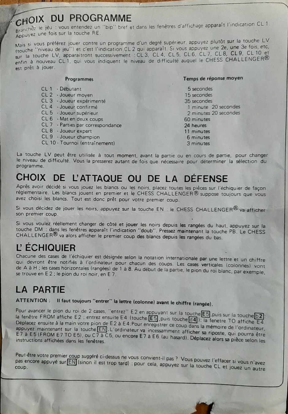 Giochi: ordinateur jeu d'echec – Usato da Monthey venduto da ficelles 3
