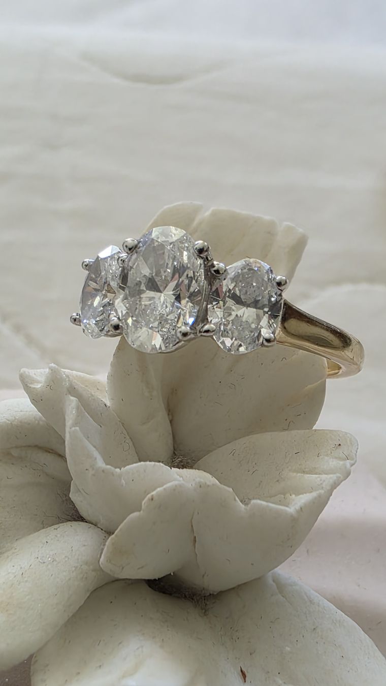 Anelli: Gold Ring mit Diamanten – Nuovo (secondo la descrizione) da Effretikon venduto da rinuom01 8