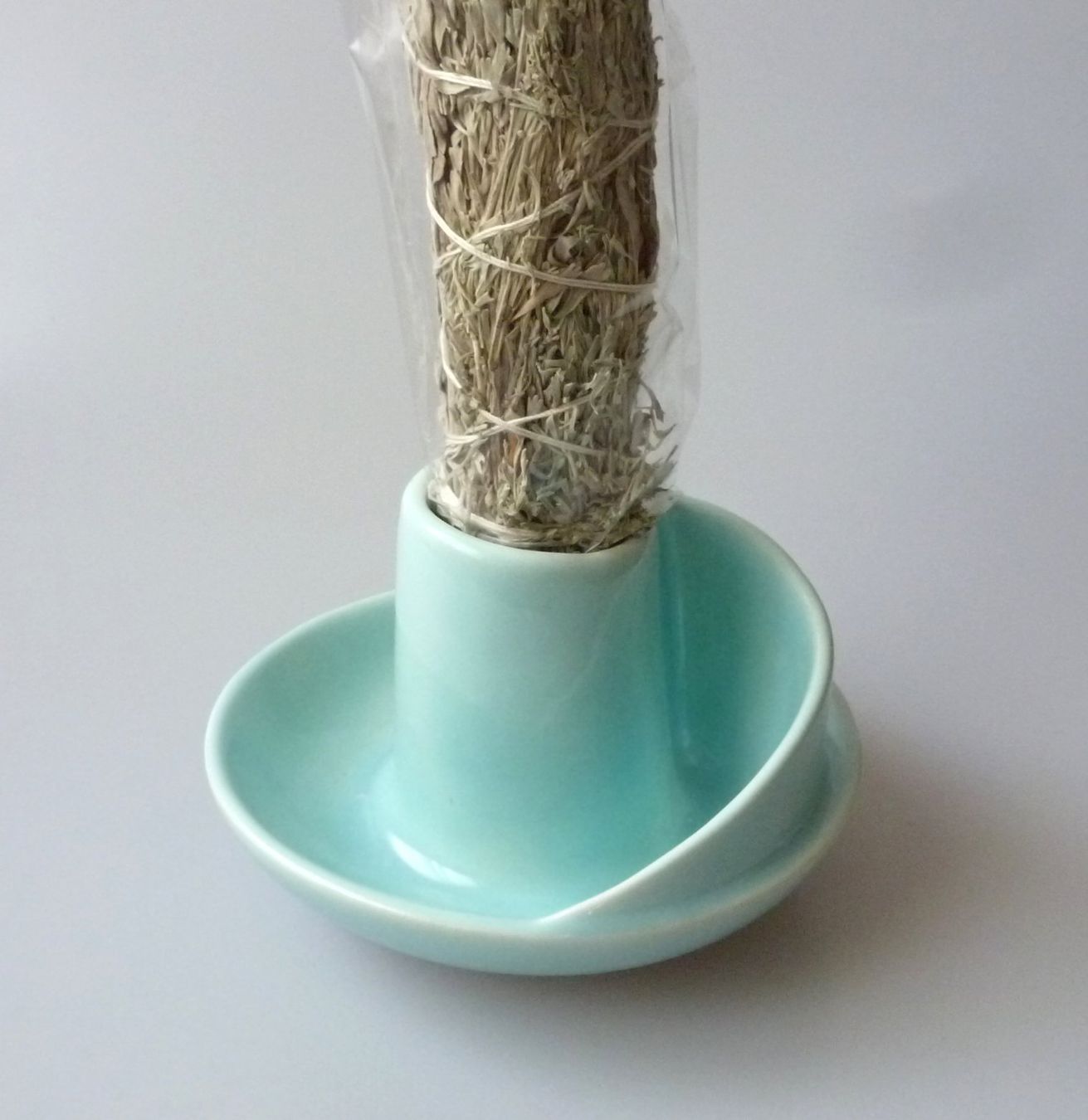 Tutte le decorazioni: Smudge Bowl Wave türkise - Stickhalter – Nuovo e nell'imballaggio originale da Mauren venduto da Yeelen