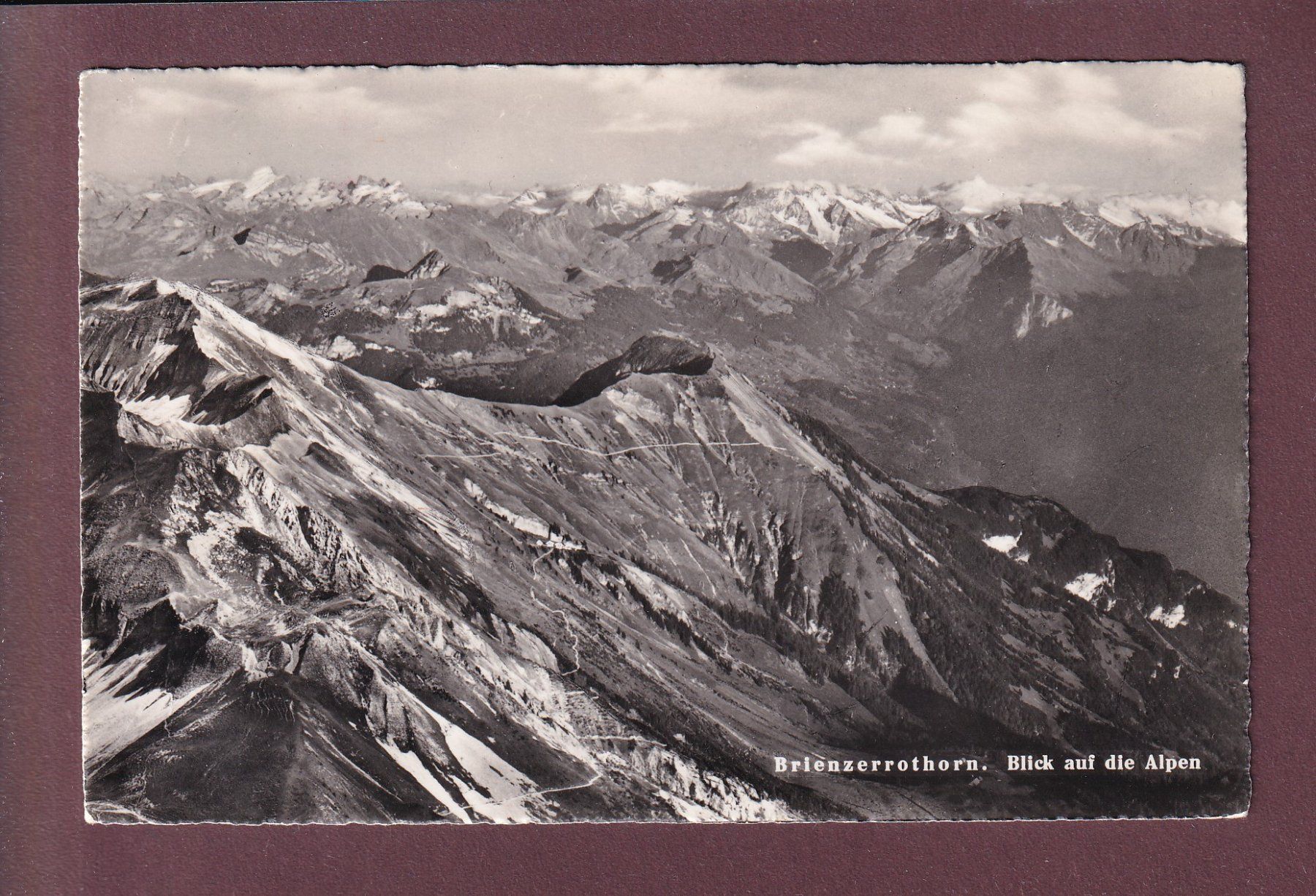Ansichtskarten: BRIENZER ROTHORN – Gebraucht aus Pully von nicecards