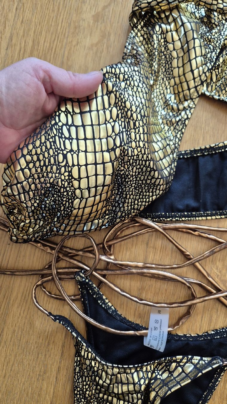 Costumi da bagno & Bikini: Gold Bikini Gr. M – Nuovo (secondo la descrizione) da Benglen venduto da Janine_25 2