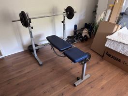 Hantelbank Kettler ink. Beinpresse