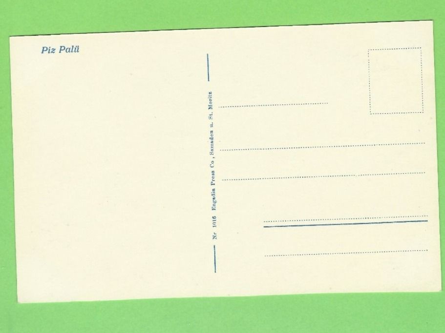 Cartoline postali: Piz Palü – Nuovo (secondo la descrizione) da Zürich venduto da t24_de 1
