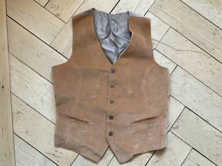 Vintage Cord Weste Gilet