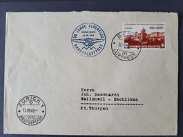 1943, Flugpostbeleg nach Wallenwil - Eschlikon  / ET