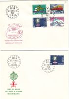 Fdc Schweiz Serie +Einzeln 1962 5 Stk.