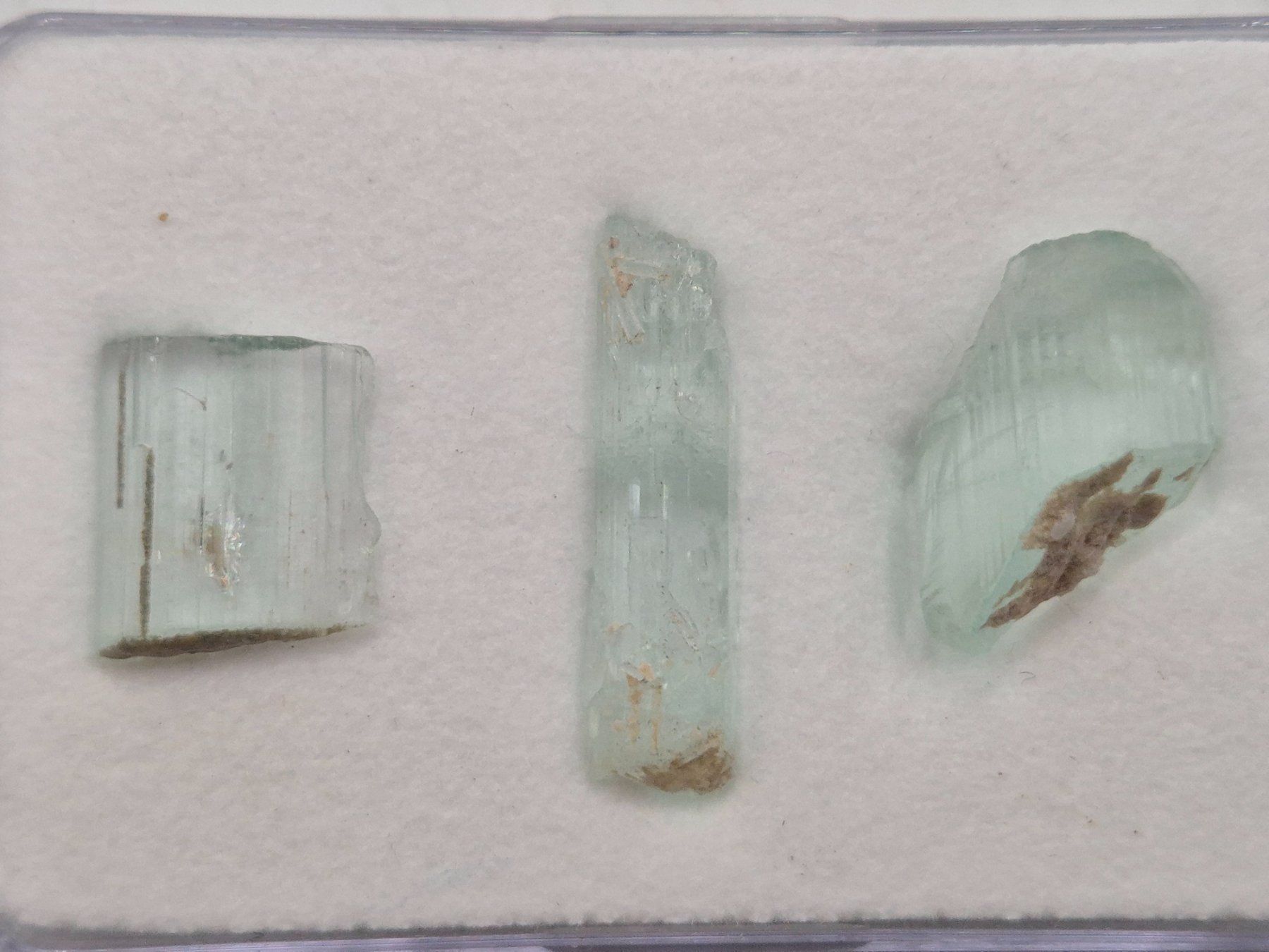 Minerali & Pietre curative: Lot Aquamarin roh total 14.9ct. – Nuovo e nell'imballaggio originale da Winterthur venduto da LukasMineralienOase