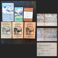 Alte Schweizer Karten, diverse Jahrgänge