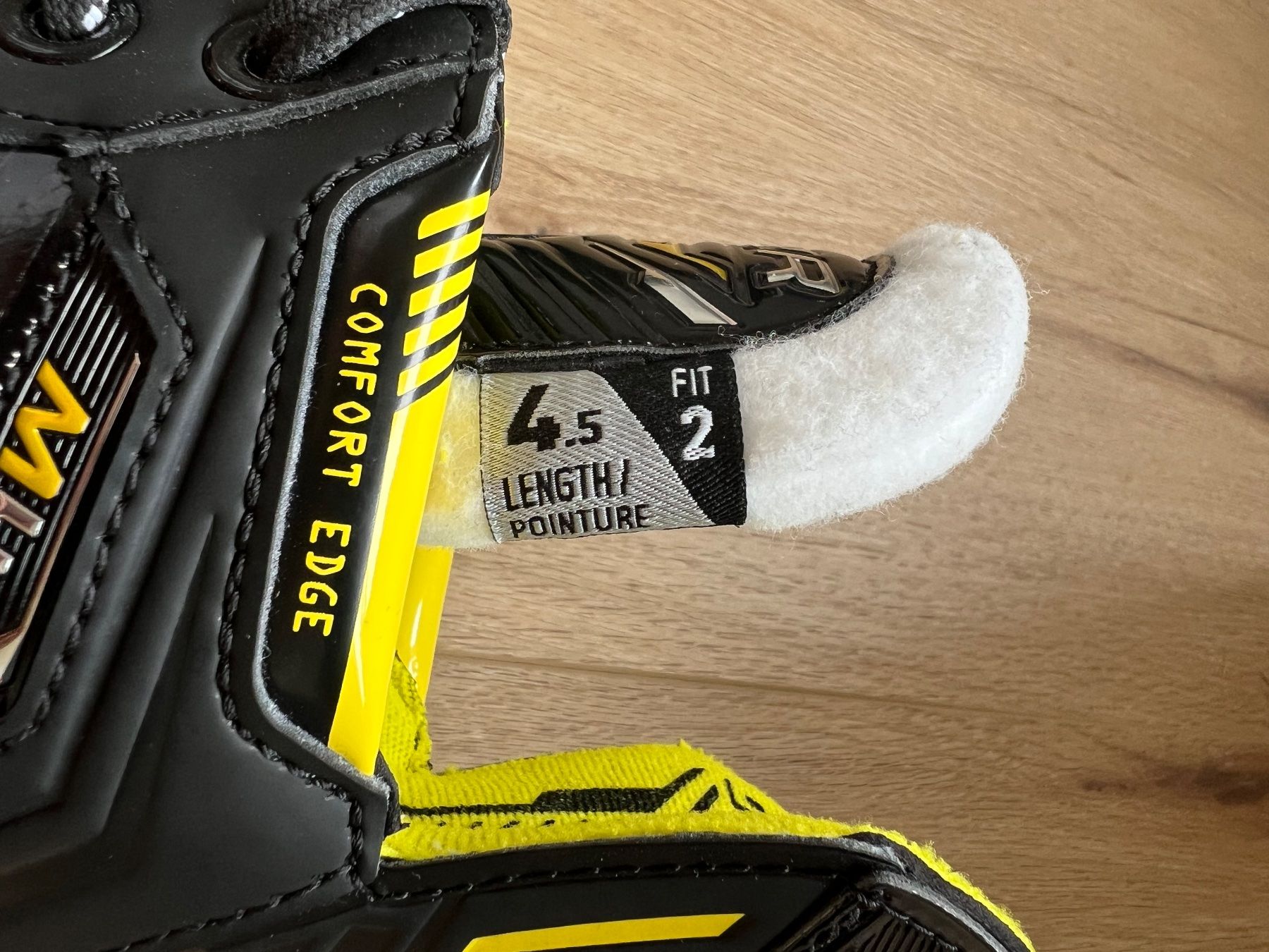Bauer Pattini da ghiaccio: Bauer Supreme M4, Fit 2, Length 4.5 und Wachsbändel – Nuovo (secondo la descrizione) da Celerina venduto da kyr_tmr7 5