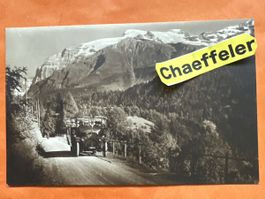 Engelberg, Bergstrasse mit Titlis. ca. 1950, Rarität