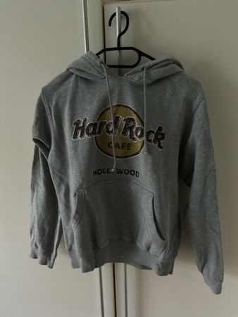 Hoodie Hard Rock Cafe Hollywood grau Grösse S