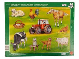 Kinder Puzzle "Bauernhof-Tiere" 10 Stk. (1 1/2+)