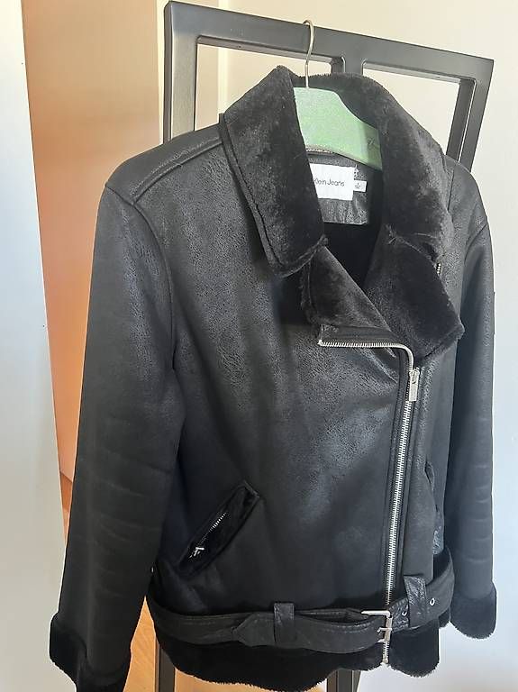 Giacche: Calvin Klein Lederjacke gepflegt, Grösse M Leder – Usato da Burgdorf venduto da lea_99hp