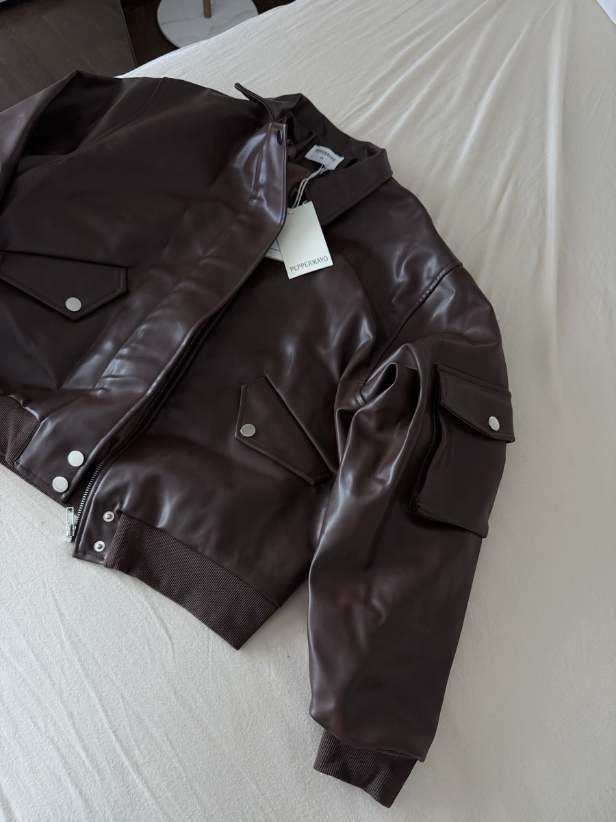 Jacken: Peppermayo Lederjacke oversized – Neu und originalverpackt aus Münchenwiler von AM3280 3
