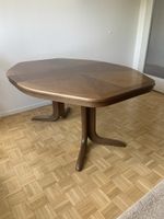 Vintage Massivholz Esstisch ausziehbar 