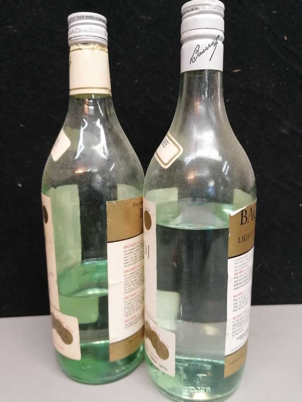 Spirituosen: 2 BOUTEILLES RON BACARDI SUPERIOR ENTAMÉ – Gebraucht aus Genève von Leboucheoreilles 1