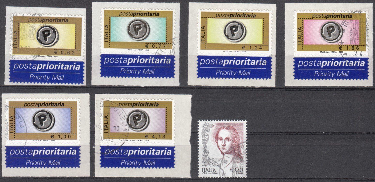 Tous les timbres: Italien 2003 mit ET – D'occasion à Bürglen TG par StampGraf 6